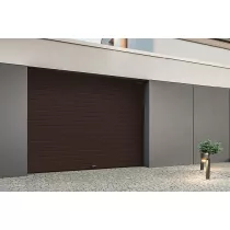 DoorHan Гаражные секционные ворота из алюминиевых сэндвич-панелей RSD02LUX