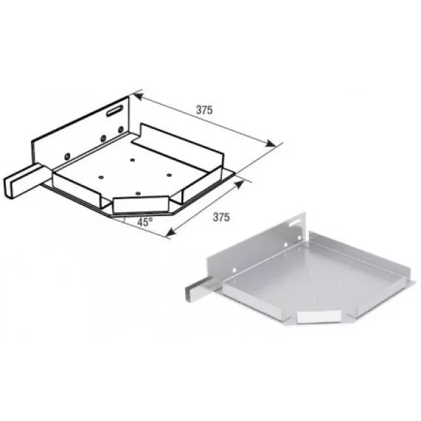ДОРХАН Крышка боковая RK37506 синяя