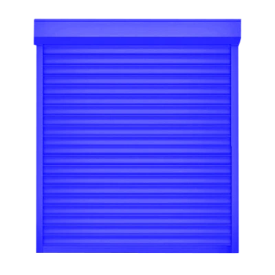ДОРХАН Рольставни 2100х1800 цвета RAL 5005 (синий) взломостойкие с автоматикой