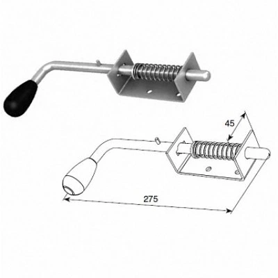 ДОРХАН Задвижка Compact, R25135