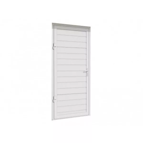ДОРХАН Дверь DoorHan/880/2050/УЛЬТРА(B)/550/9003 доска/9003 доска/правая/с угловой рамой/серебро/ключ-ключ, DUB-880/550/9003/9003/N/R