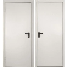 ДОРХАН Дверь DoorHan/1080/2050/Противопож.EI60/одност./глухая/глад./глад./RAL7035/прав./угл. рама, DPG60/1080/2050/7035/R/N