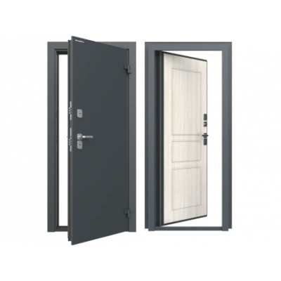ДОРХАН Дверь DoorHan/880/2050/ТЕРМО/RAL 7016"Антрацит"/МДФ Вуд Тангент белый/левая/рама угловая, ДОРХАН Дверь DoorHan/880/2050/ТЕРМО/RAL 7016"Антрацит"/МДФ Вуд Тангент белый/левая/рама угловая,