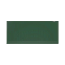 ДОРХАН Откатные ворота 4700х1600 цвета RAL 6005 (зелёный) с дизайном 'филенка' без автоматики