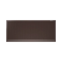 ДОРХАН Откатные ворота 4700х1900 цвета RAL 8017 (коричнево-красный) с дизайном 'доска' без автоматики