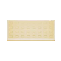 ДОРХАН Откатные ворота 2100х1600 цвета RAL 1014 (бежевый) с дизайном 'филенка' с автоматикой