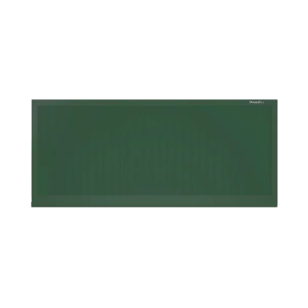 ДОРХАН Откатные ворота 4900х1300 цвета RAL 6005 (зелёный) с дизайном 'филенка' с автоматикой
