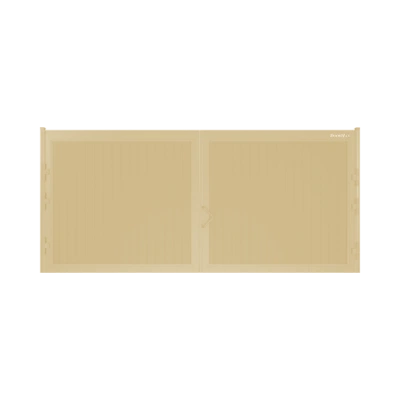 ДОРХАН Распашные ворота 3400х1800 цвета RAL 1014 (бежевый) с дизайном 'доска' без автоматики ДОРХАН Распашные ворота 3400х1800 цвета RAL 1014 (бежевый) с дизайном 'доска' без автоматики