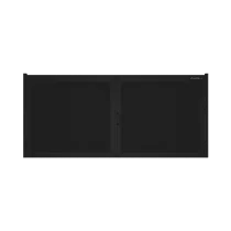 ДОРХАН Распашные ворота 2700х1300 цвета RAL 7016 (антрацит) с дизайном 'филенка' без автоматики