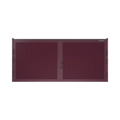 ДОРХАН Распашные ворота 4000х1000 цвета RAL 3005 (бордовый) с дизайном 'доска' без автоматики ДОРХАН Распашные ворота 4000х1000 цвета RAL 3005 (бордовый) с дизайном 'доска' без автоматики
