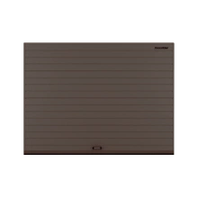 ДОРХАН Секционные ворота стальные 4900х2900 цвета RAL 3000 (коричневый) с дизайном 'доска' без автоматики