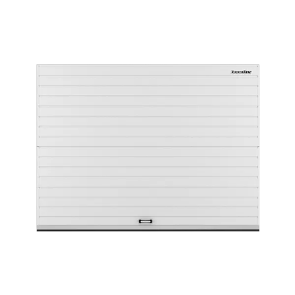 ДОРХАН Секционные ворота стальные 4800х2600 цвета RAL 9003 (белый) с дизайном 'доска' с автоматикой ДОРХАН Секционные ворота стальные 4800х2600 цвета RAL 9003 (белый) с дизайном 'доска' с автоматикой