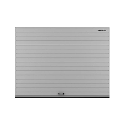 ДОРХАН Секционные ворота стальные 4800х2900 цвета RAL 7004 (серый) с дизайном 'доска' с автоматикой