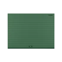 ДОРХАН Секционные ворота стальные 2900х2700 цвета RAL 6005 (зелёный) с дизайном 'доска' с автоматикой
