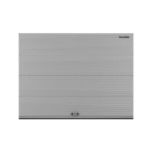 ДОРХАН Секционные ворота стальные 4400х2600 цвета RAL 7004 (серый) с дизайном 'волна' с автоматикой