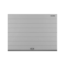 ДОРХАН Секционные ворота стальные 4600х2900 цвета RAL 7004 (серый) с дизайном 'широкая центральная полоса' с автоматикой