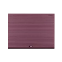 ДОРХАН Секционные ворота стальные 4500х2200 цвета RAL 3005 (бордовый) с дизайном 'волна' с автоматикой