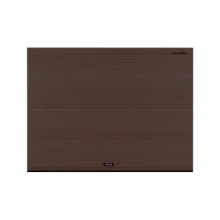 ДОРХАН Секционные ворота стальные 4500х2100 цвета RAL 8017 (коричнево-красный) с дизайном 'волна' с автоматикой