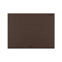 ДОРХАН Секционные ворота 2100х1800 цвета RAL 8017 (коричнево-красный) с дизайном 'доска' без автоматики