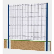 ДОРХАН Система ограждений 68000х1550 цвета RAL 5005 (синий)