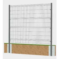 ДОРХАН Система ограждений 153000х2050 цвета RAL 7004 (серый)