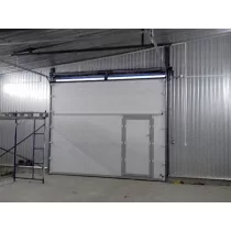 ДОРХАН Секционные ворота с калиткой RSD02 2800х2300